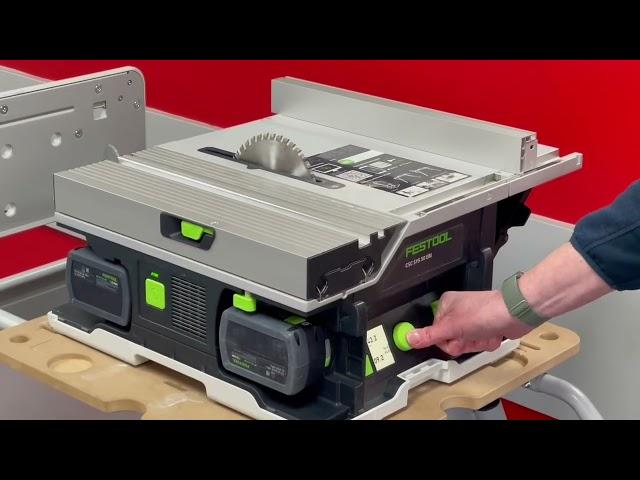 Festool Cordless table saw CSC SYS 50 EBI-Set