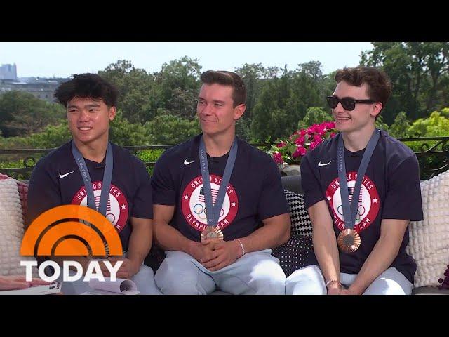 US men’s gymnastics team wins first medal in 16 years