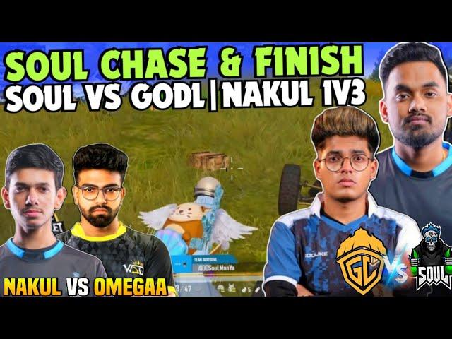 iQOOSouL RONY vs JONATHAN  Nakul 1v3  SOUL vs GODL  Team SouL 