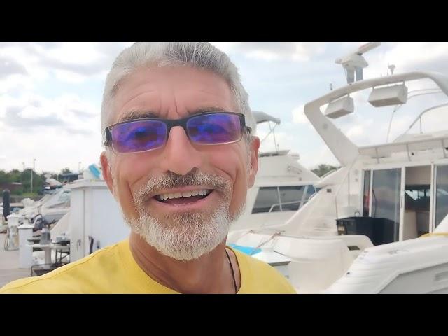 Captain Sam walks down I dock at 31st Street harbor in Chicago and talks about Greenline Yachts!