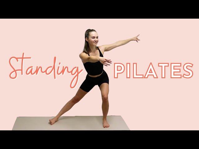 STANDING PILATES WORKOUT | 10 Minute Total Body TONE UP