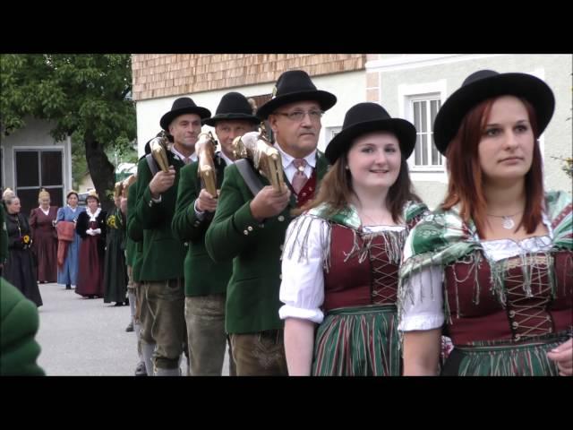 Fest der Volkskultur 2016 Oberwang Eröffnung mit Sternmarsch