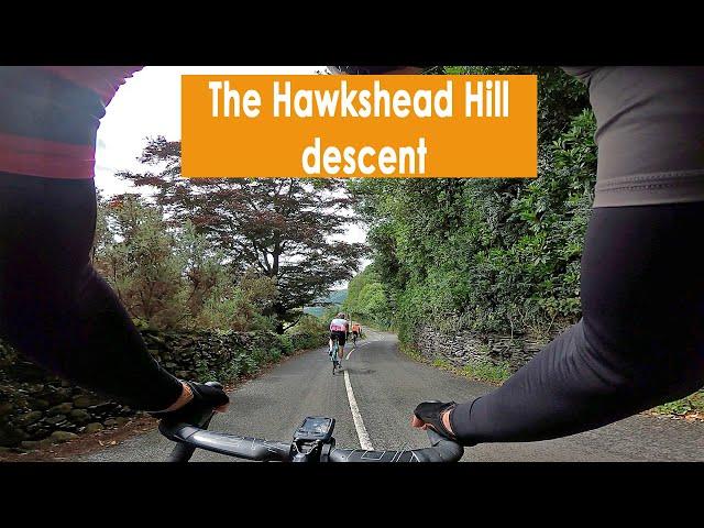 Hawkshead hill descent - Cumbria. I'm a cyclist and I live in the Pennines #cycling #roadcycling