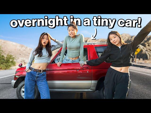 SURVIVING THE WORLD'S TINIEST CAR FOR 24 HOURS!