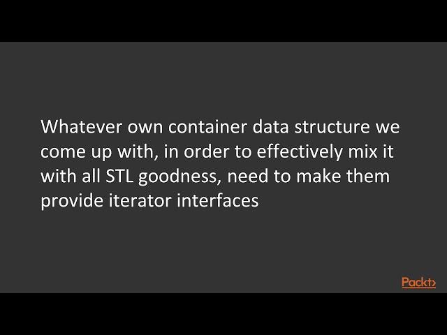 C++17 STL Solutions: Building Your Own Iterators | packtpub.com