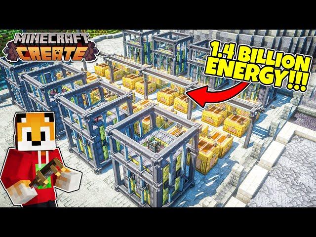 Generating OVER 1.4 BILLION ENERGY in Minecraft Create Mod