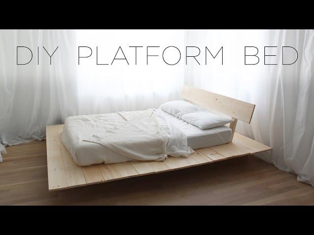 DIY Platform Bed | Modern DIY Furniture Projects from HomeMade Modern