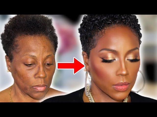 Over 50 Natural Hair Makeup & Skincare Get Ready With Me