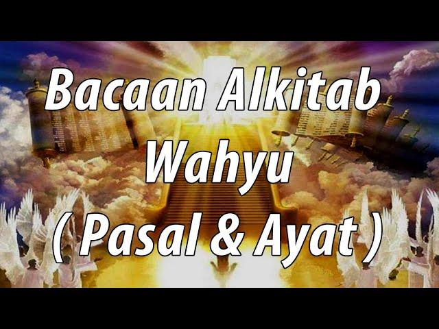 Alkitab Suara - Wahyu  Full HD, pasal & ayat