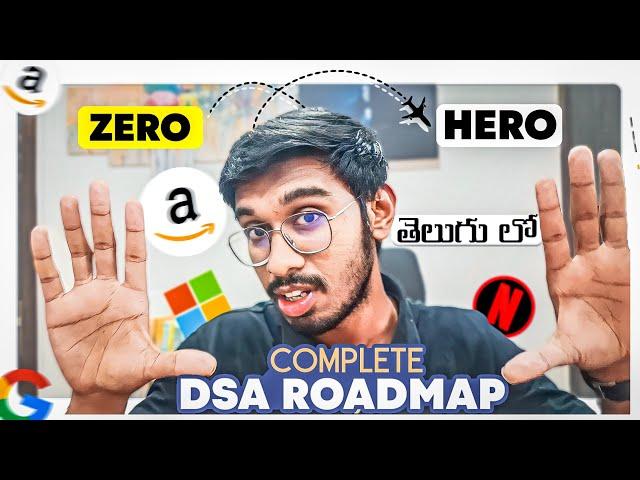 100 DAYS Complete DSA RoadMap In Telugu For Beginners in 2025