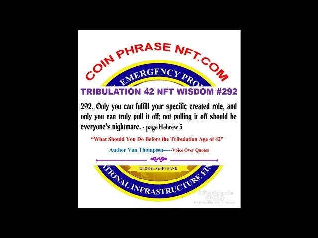 TRIBULATION 42 NFT WISDOM #292