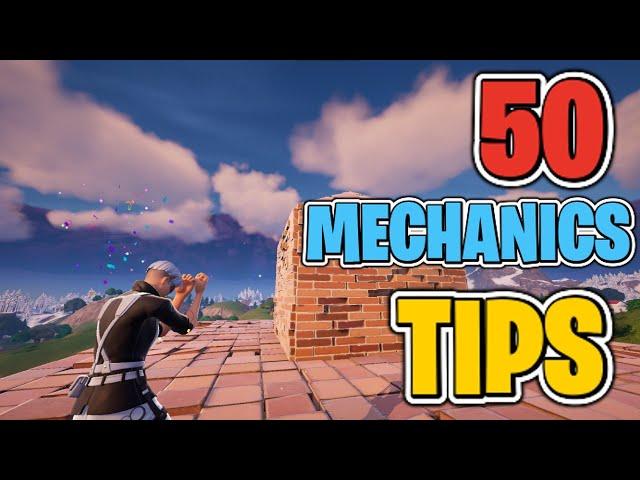 50 PRO MECHANICS Tips in Fortnite Chapter 5(Road To Pro Part 8)