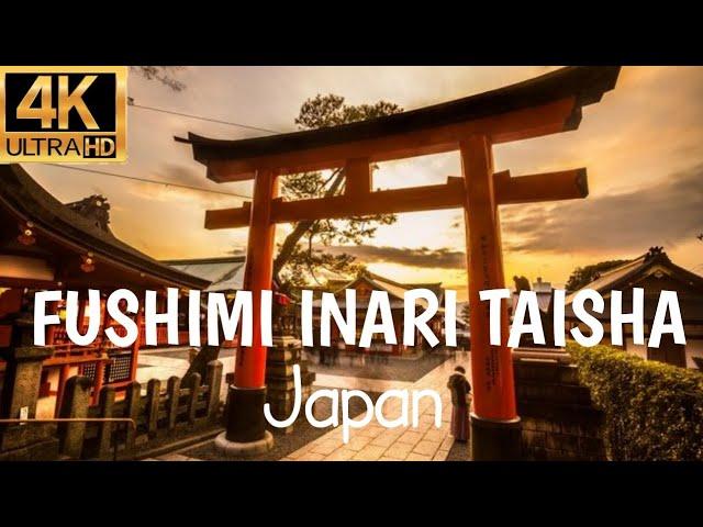 Fushimi Inari Taisha Temple : Kyoto ,Japan | 4K Cinematic travel video (  Visit Old Japan temples )