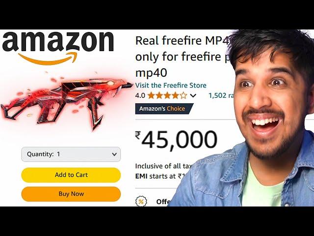 I BOUGHT THE MOST EXPENSIVE FREE FIRE ITEM FROM AMAZON  Desi Gamers