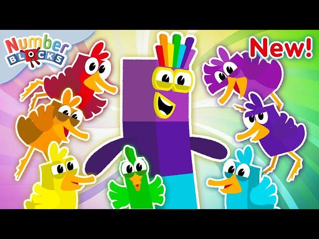  Seven Little Ducks | NEW Nursery Rhymes & Kids Songs  | Learn to count | Numberblocks