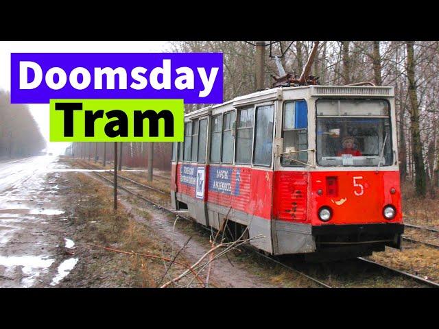 How This Iconic Red Soviet Tram Survives On The Remains Of A Fallen Empire