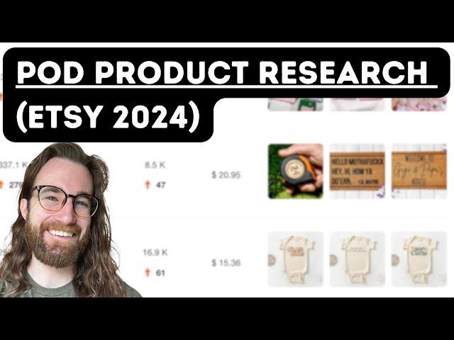 Etsy Product Research for POD - Trending Products & Stores (Ep. 1)