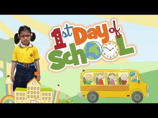 MY 1st Day to School| School Life | Bhavans Abu Dhabi | EIVA