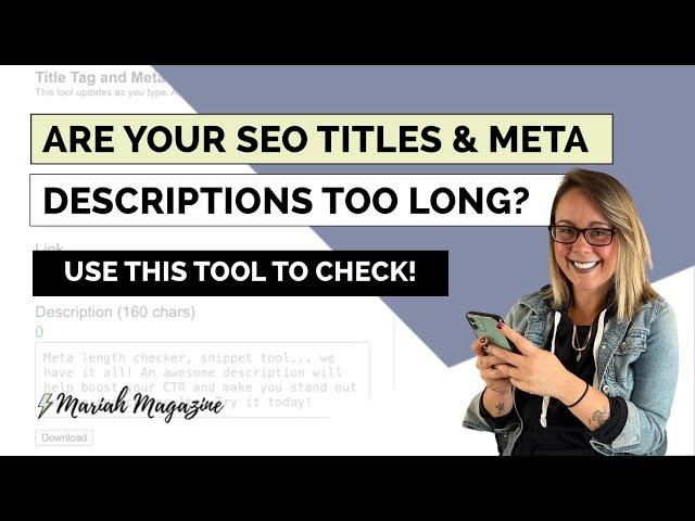 What's the Optimal Length for SEO Titles & Meta Descriptions? (SERP Snippet Preview Tool)