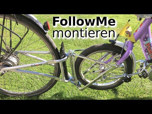 FollowMe am Fahrrad montieren