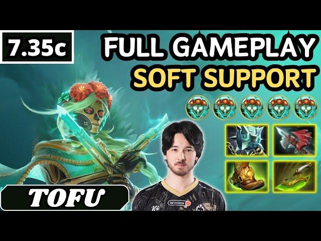 10600 AVG MMR - Tofu MUERTA Soft Support Gameplay 28 ASSISTS - Dota 2 Full Match Gameplay