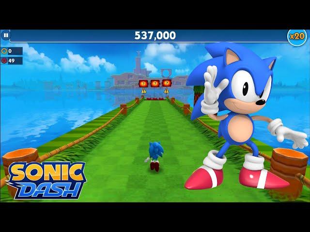 Sonic Dash (iOS) - Classic Sonic Gameplay