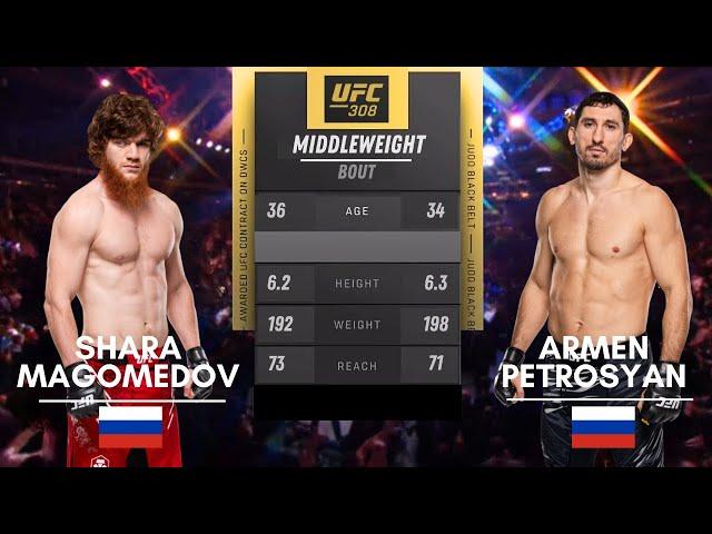 UFC 308|Sharaputdin Magomedov vs Armen Petrosyan|Full Fight|#ufc308 #magomedov  #petrosyan  #mma