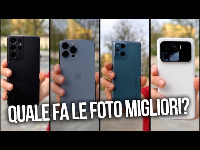 IPHONE 13 PRO sfida OPPO, SAMSUNG e XIAOMI: è lui il miglior smartphone per FOTO e VIDEO?