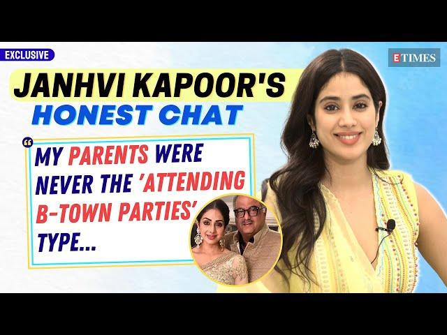 Janhvi Kapoor's HONEST Chat On Mom Sridevi, Arjun Kapoor, Khushi Kapoor's DEBUT & More