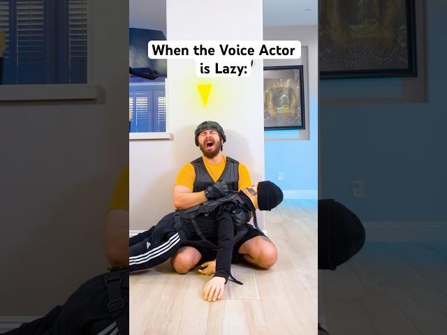 When the Voice Actor is Lazy…