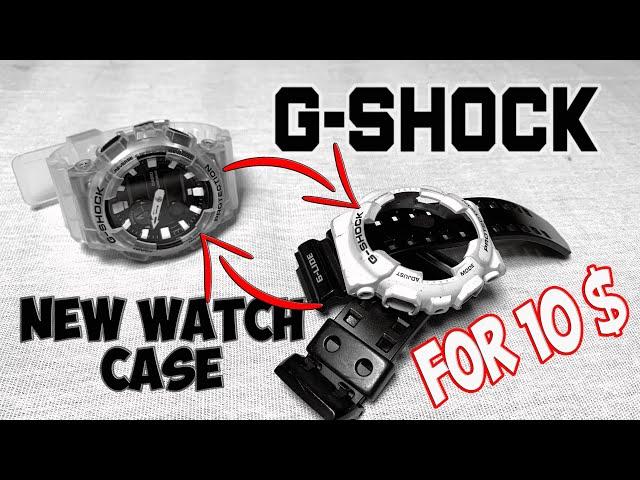 How to change a bezel and strap on Casio GShock GA100 watch for 10 $