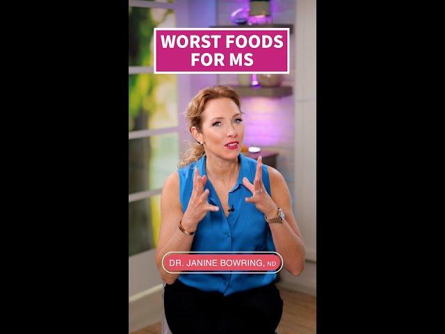 Worst Foods For MS #shorts | Dr. Janine