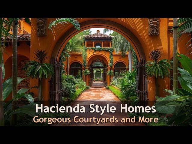 The Beauty of Hacienda Style Homes: A Courtyard Tour