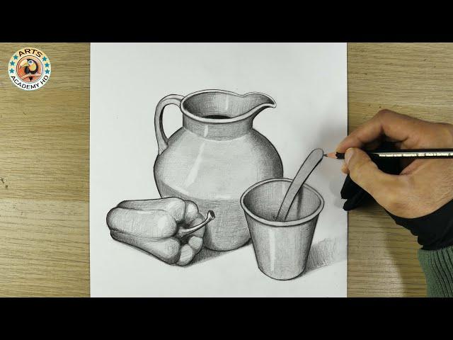 easy drawing  / still life drawing | drawing | pencil drawing