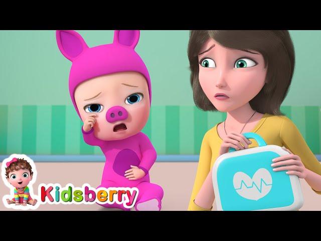 Three Little Pigs Boo Boo Song | Kidsberry Nursery Rhymes & Baby Songs