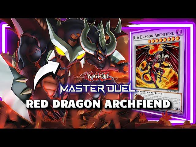 RED DRAGON ARCHFIEND STILL A BEAST IN 2025! 50-CARD DECKLIST | YUGIOH! MASTER DUEL