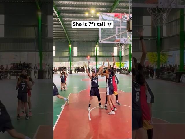 Poonam Chaturvedi the tallest Indian female basketball player in action  #tall #nba #lebron