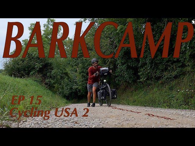 BARKCAMP - Cycling USA 2 (Ep15) - Bicycle Touring Documentary - Long Day of Climbing & Crazy Trucks