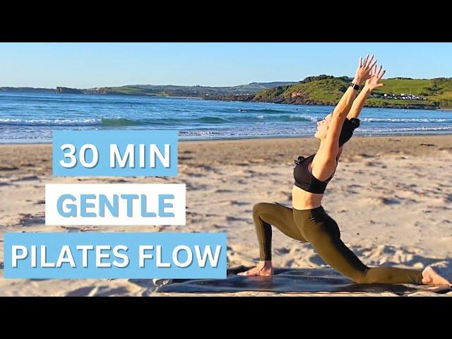 30 MIN GENTLE PILATES FLOW | At Home Mat Pilates (No Equipment)