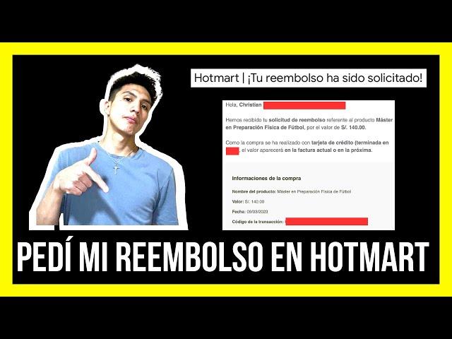 CASO REAL: Cómo pedir un Reembolso en HOTMART  [ 2023 ACTUALIZADO ]