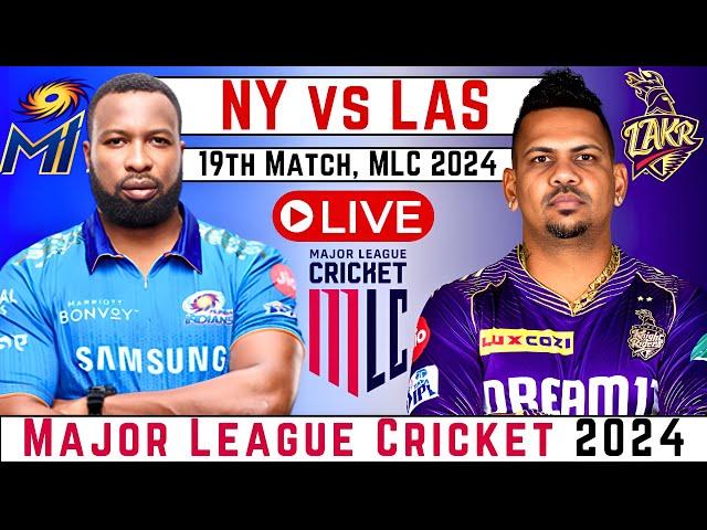 Los Angeles vs MI New York Live | Live score and commentary | USA T20 Cricket League 2024 live