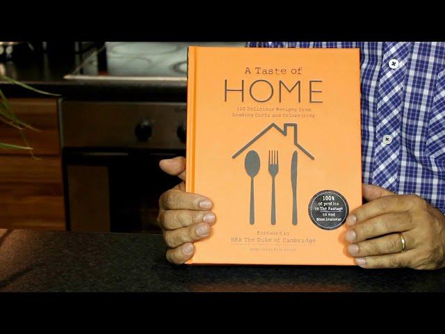 Celebrity Cookbook "A Taste of Home" in support of homelessness in London.