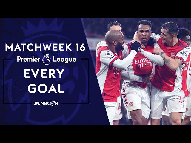 Every Premier League goal from Matchweek 16 (2021-22) | Premier League | NBC Sports