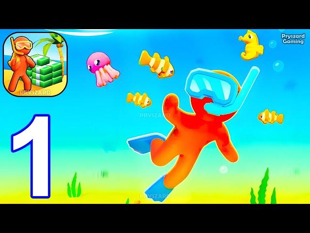 Aquarium Land - Fishbowl World - Gameplay Walkthrough Part 1 Stickman Aquarium Adventure Fish Game