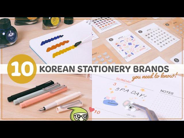  Best KOREAN Stationery Brands 