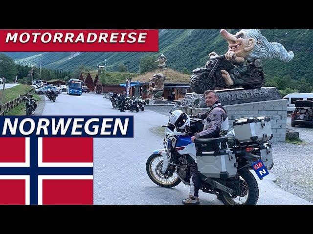 Mit dem Motorrad durch Fjordnorwegen