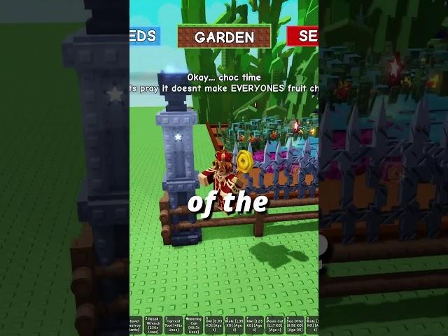 New Admin Chocolate Weather Event  #roblox #growagarden