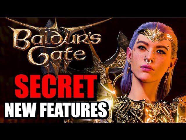 Baldur's Gate 3 - More Secret Features Coming To The Full Game! Body Types, New Races + More!