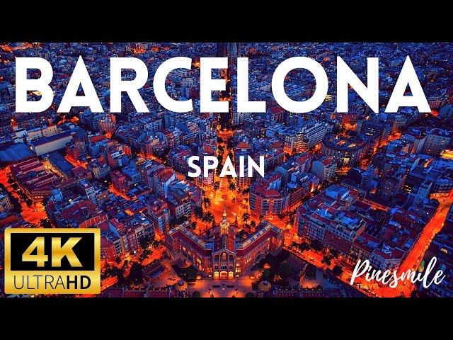 BEAUTY OF BARCELONA, SPAIN  (4K UHD) - Cinematic FPV 60FPS ULTRA HD HDR Video by Drone