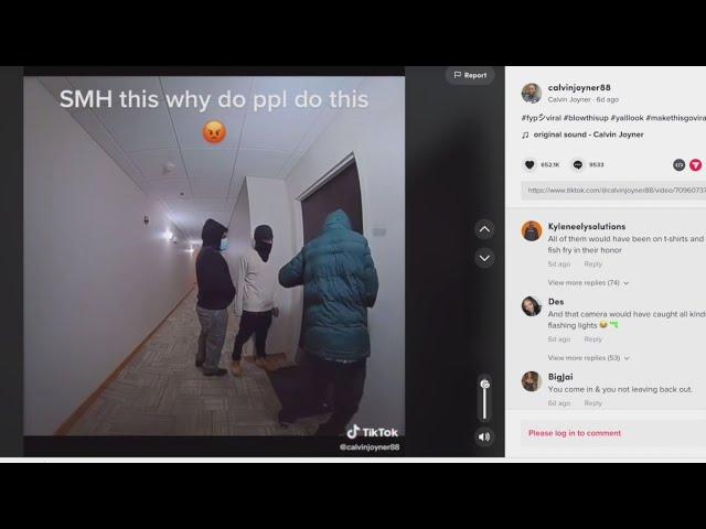 Video of KC apartment break-in posted on TikTok, goes viral